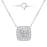 Lab Created Sterling Silver 1.00 Ctw Lgd Earring Pendant Set