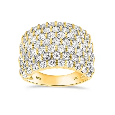 Lab Created Gold Over Silver Ctw Lgd Ring