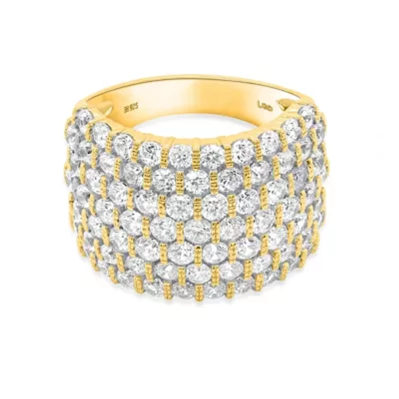 Lab Created Gold Over Silver Ctw Lgd Ring