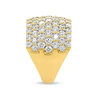 Lab Created Gold Over Silver Ctw Lgd Ring