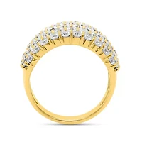 Lab Created Gold Over Silver Ctw Lgd Ring