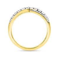Lab Created Gold Over Silver 0.50 Ctw Lgd Ring