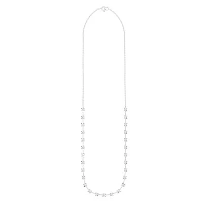 Lab Created Sterling Silver 2.00 Ctw Lgd Necklace