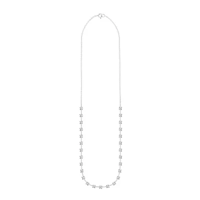 Lab Created Gold Over Silver 1.00 Ctw Lgd Necklace