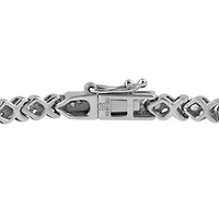 Lab Created Sterling Silver 2.00 Ctw Lgd Bracelet