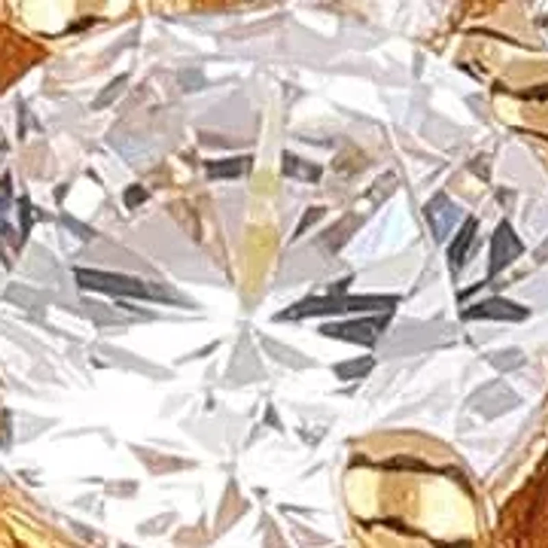 Lab Created Gold Over Silver 1.00 Ctw Lgd Three Stone Ring