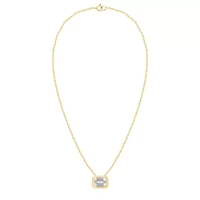 Lab Created 1 Ct Emerald Grown Diamond Bezel Set Solitaire Pendant Gold Plated Sterling Silver