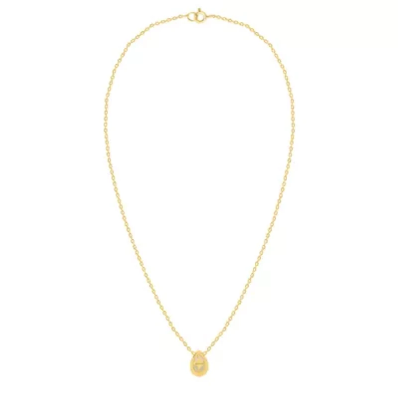 Lab Created 1 Ct Pear Grown Diamond Bezel Set Solitaire Pendant Gold Plated Sterling Silver