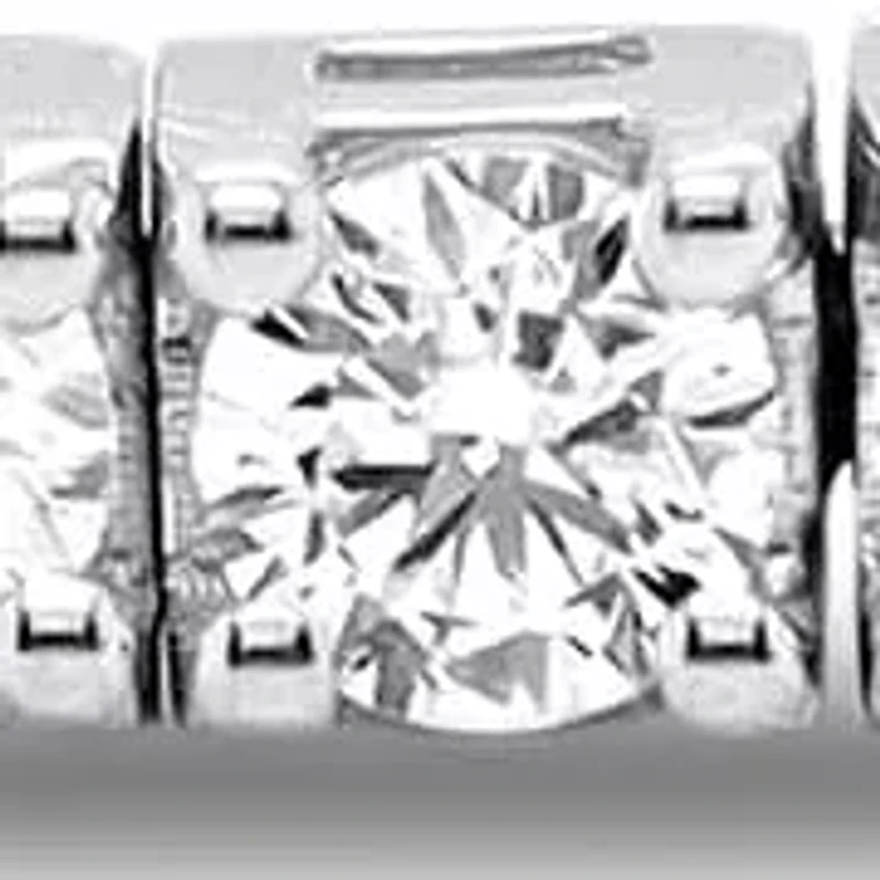 Lab Created 14K Whitegold 3.00 Ctw Lgd Tennis Bracelet