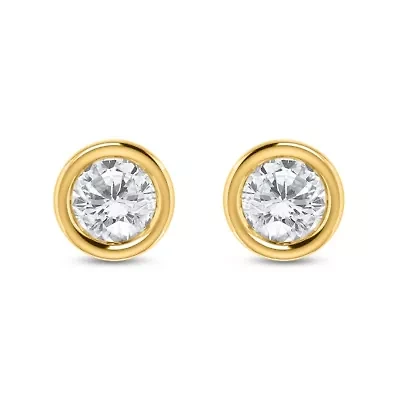 Lab Created 1/2CTTW Lab Grown Diamond Earrings