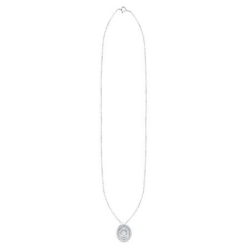 Lab Created 2 CTW LAB GROWN DIAMOND PENDANT IN STERLING SILVER