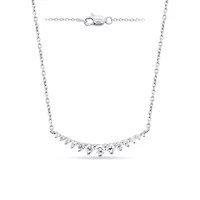 Lab Created 1CTTW Grown Diamond Set of Necklace and Earrings