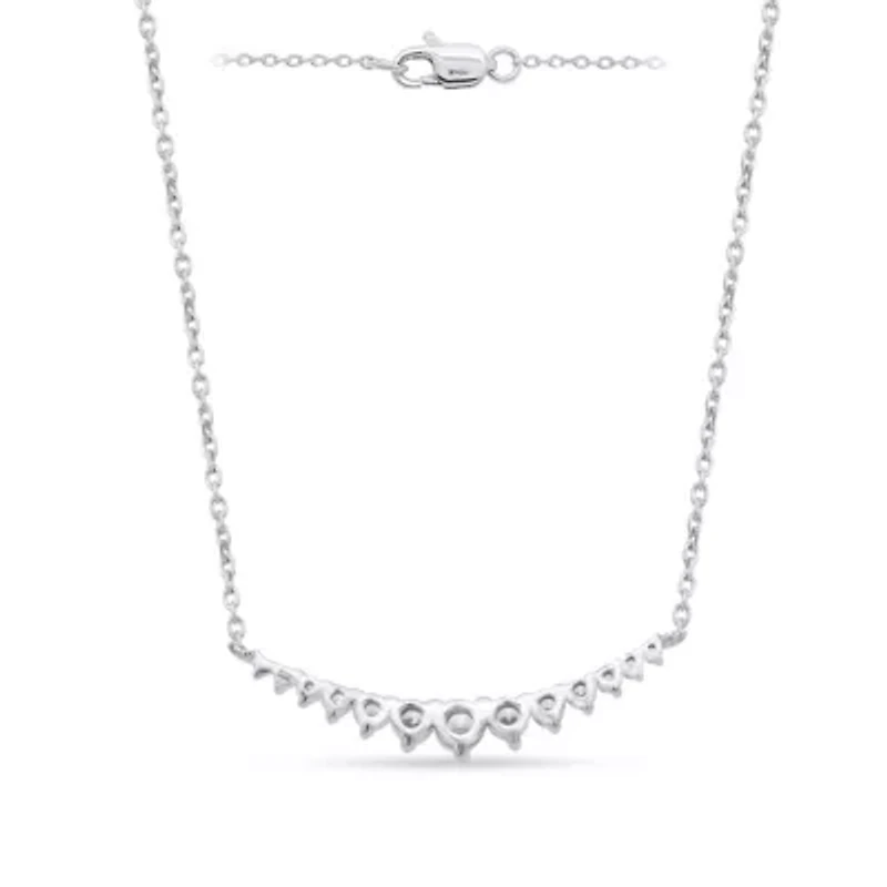 Lab Created 1CTTW Grown Diamond Set of Necklace and Earrings