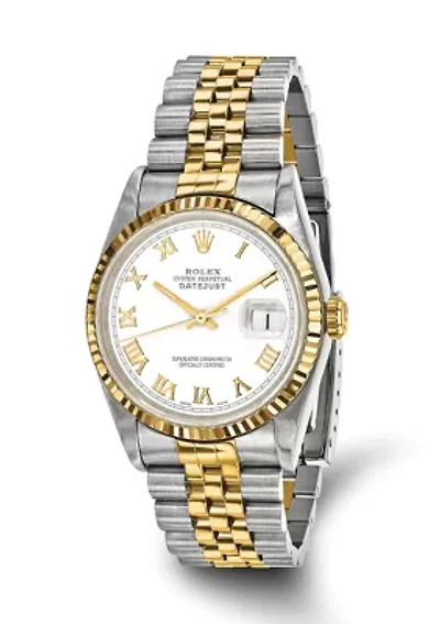 18K Gold and Stainless Steel Jubilee Bracelet Watch - FINAL SALE, NO RETURNS OR EXCHANGES
