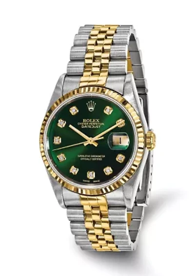 Datejust 18K and Stainless Steel Jubilee Bracelet Watch - FINAL SALE, NO RETURNS OR EXCHANGES