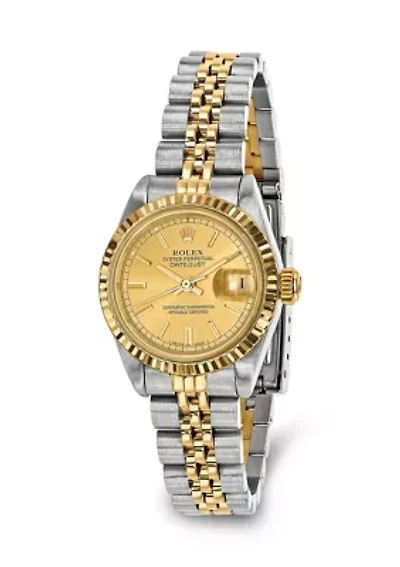 Datejust Jubilee Champagne Dial 18K Fluted Bezel - FINAL SALE, NO RETURNS OR EXCHANGES