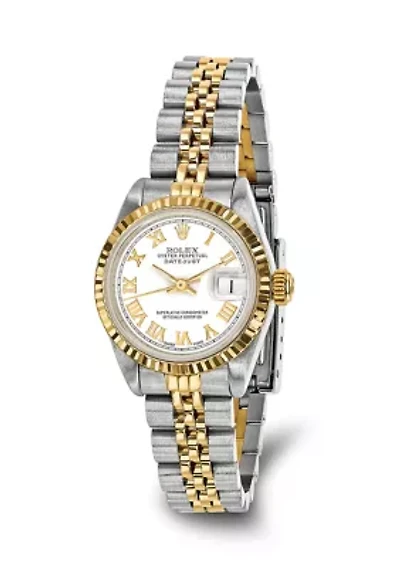 Datejust 18K and Stainless Steel Jubilee Bracelet Watch - FINAL SALE, NO RETURNS OR EXCHANGES