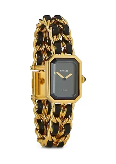 Chanel Black Gold Premiere Large Watch - FINAL SALE