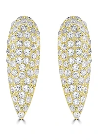 3/8 ct. t.w. Diamond Teardrop Stud Earrings in 14K Yellow Gold