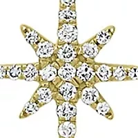 1/3 ct. t.w. Diamond Layered Starburst Necklace in 14K White Gold