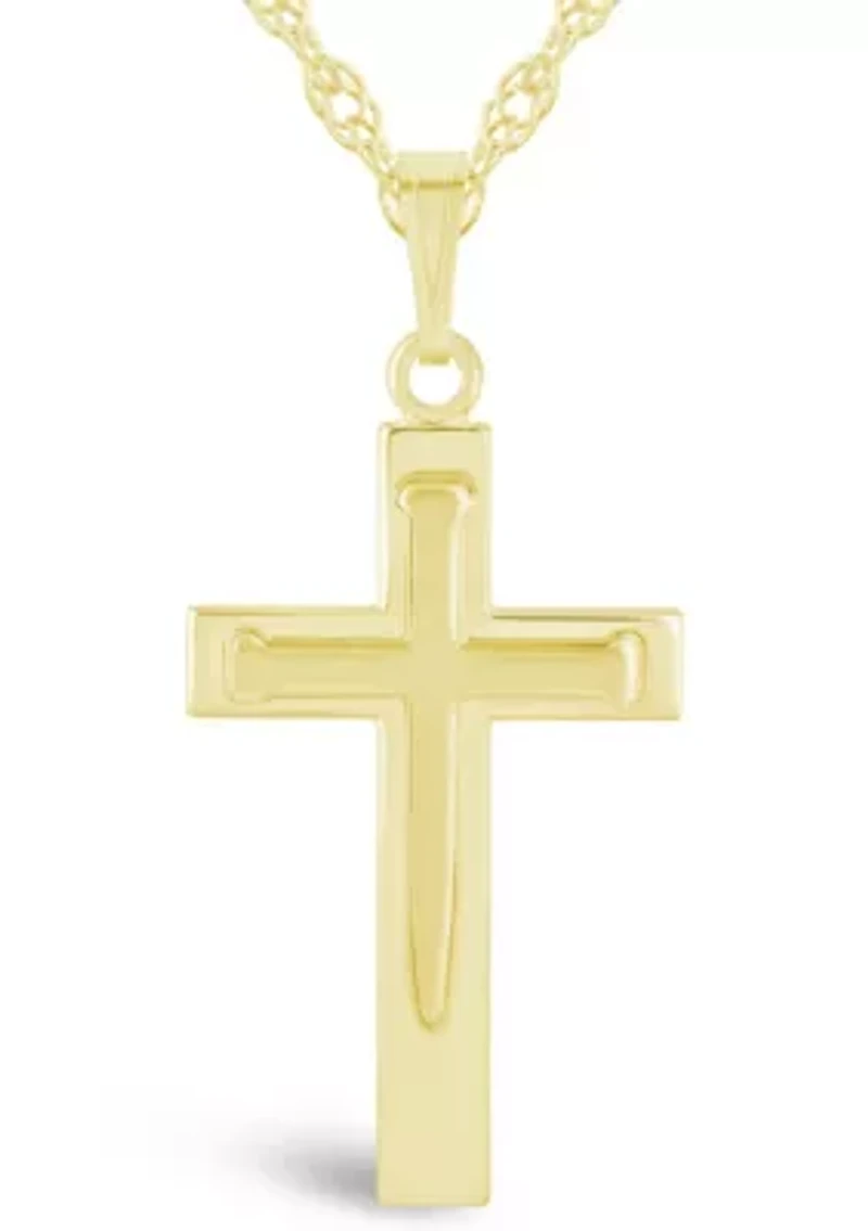 Sterling Silver Cross Pendant Necklace