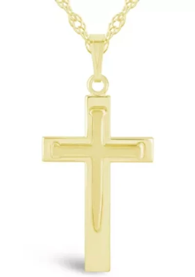 Sterling Silver Cross Pendant Necklace