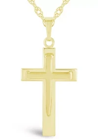 Sterling Silver Cross Pendant Necklace