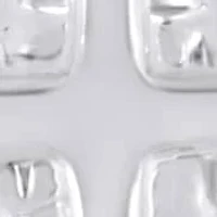 14K Gold Cross Stud Earrings