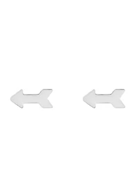 14K Gold Arrow Shape Stud Earrings