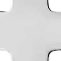 14K Gold Cross Stud Earrings