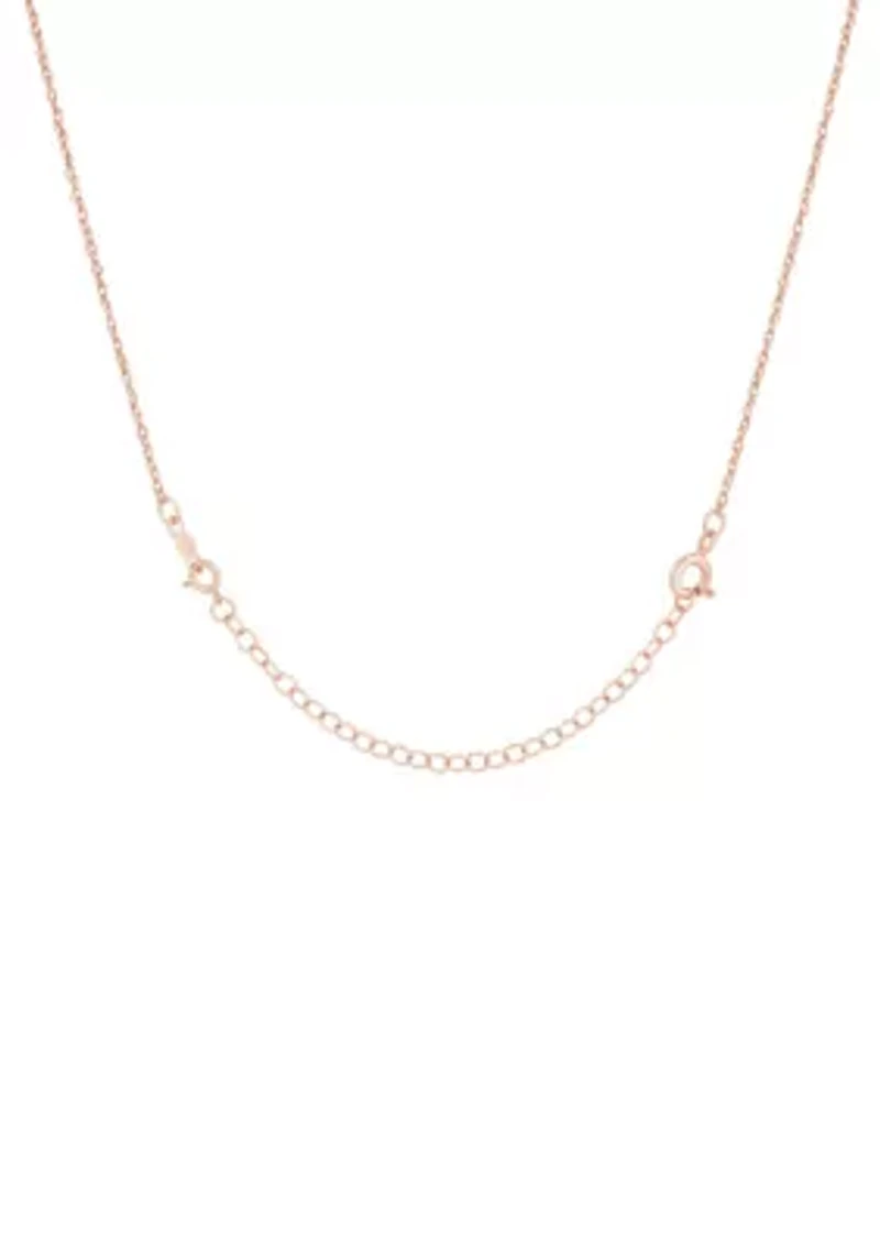 14K Gold Cable Chain Extender - 3 Inch Adjustable