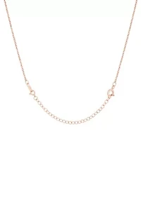14K Gold Cable Chain Extender - 3 Inch Adjustable