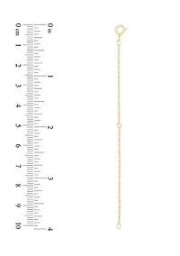 Sterling Silver Rope Chain Extender - 2+2 Inch