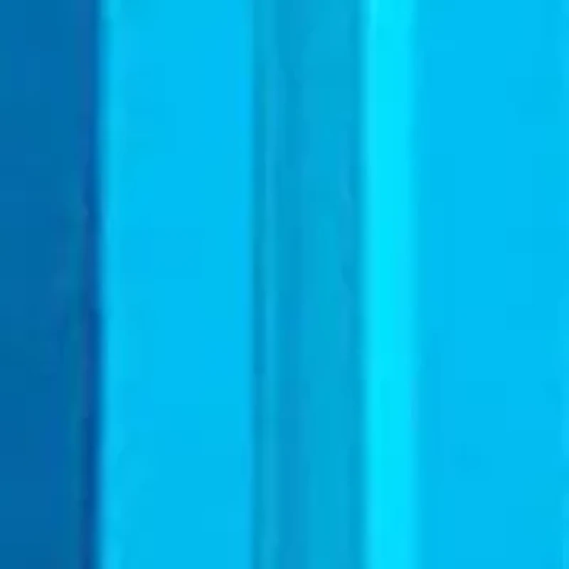 14K Gold 7x5mm Emerald Cut Blue Topaz Pendant Necklace