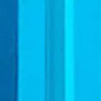 14K Gold 7x5mm Emerald Cut Blue Topaz Pendant Necklace