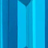 14K Gold 7x5mm Emerald Cut Blue Topaz Stud Earrings