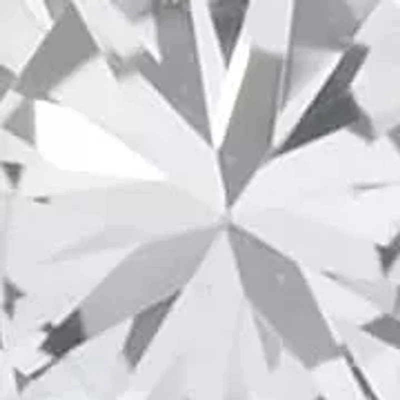 14K Gold 5mm Round White Topaz Diamond Accent Stud Earrings