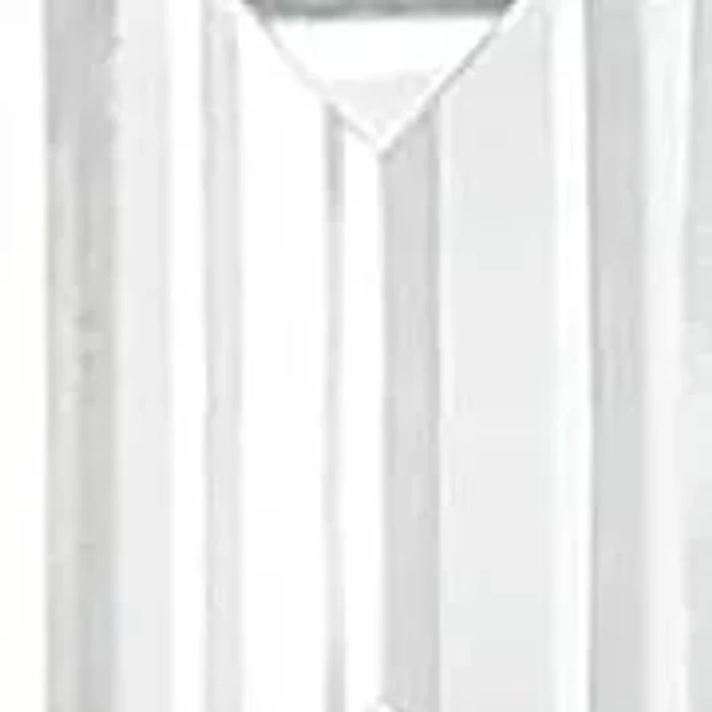 14K Gold 6x4mm Emerald Cut White Topaz Stud Earrings