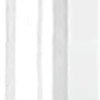 14K Gold 7x5mm Emerald Cut White Topaz Pendant Necklace