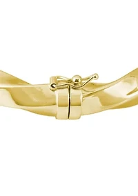 Sterling Silver Twist Bangle