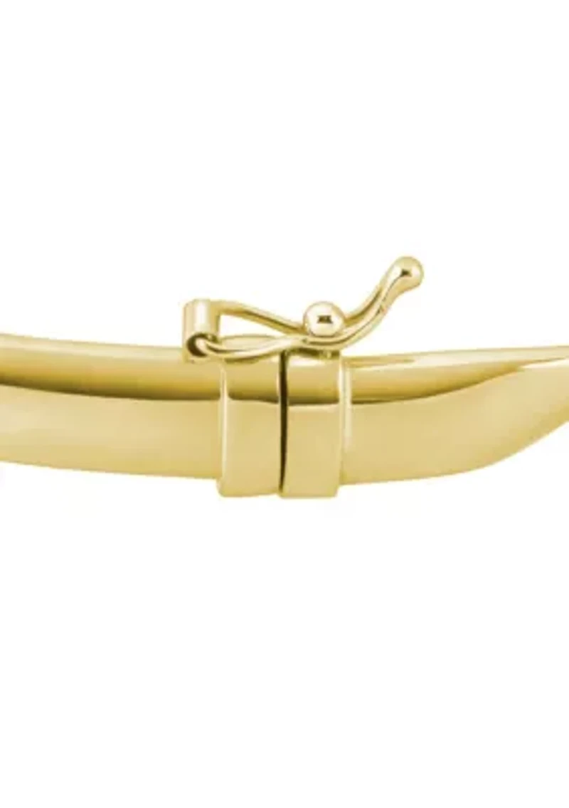 Sterling Silver Half Twist Bangle