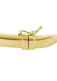 Sterling Silver Half Twist Bangle