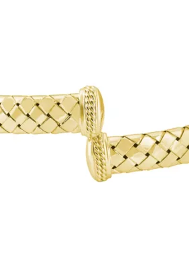 Sterling Silver Braided Cuff