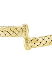 Sterling Silver Braided Cuff