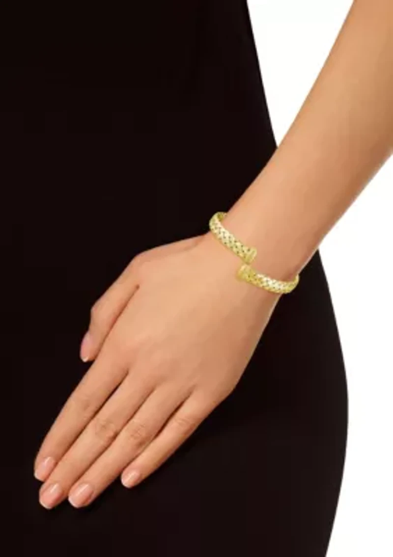 Sterling Silver Braided Cuff