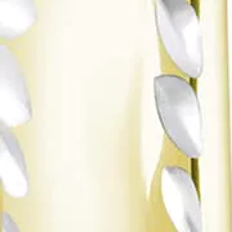 Sterling Silver Diamond Cut Tapered Hoop Earrings