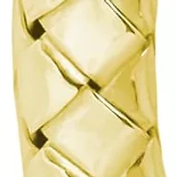 Sterling Silver Braided Hoop Earrings