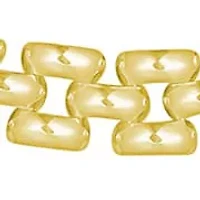 Sterling Silver 3-Row Panther Chain Necklace