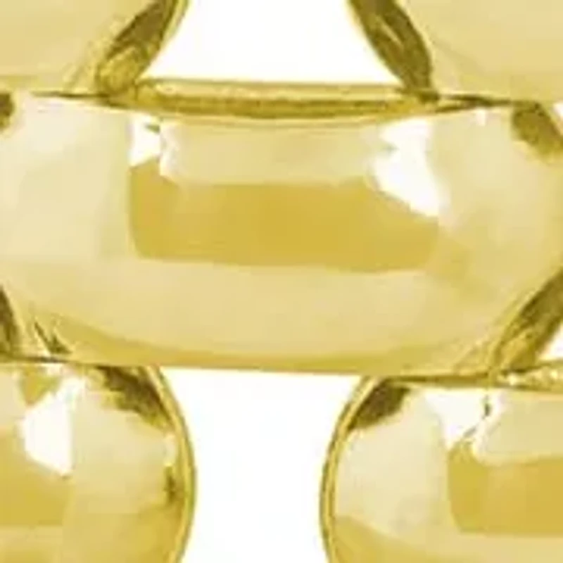 Sterling Silver 3-Row Panther Chain Bracelet