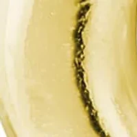 10K Yellow Gold Crescent Moon Pendant Necklace